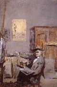 Edouard Vuillard The last visit Vern memorial oil painting artist